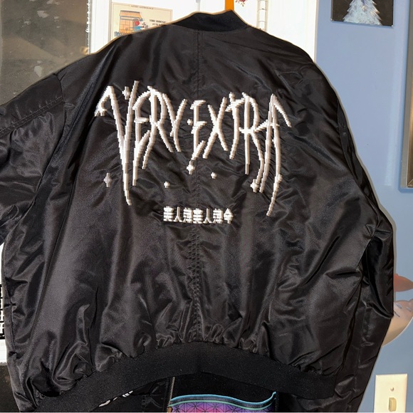 DION TIMMER SQUIGGLES BOMBER JACKET SIZE S - Picture 2 of 5